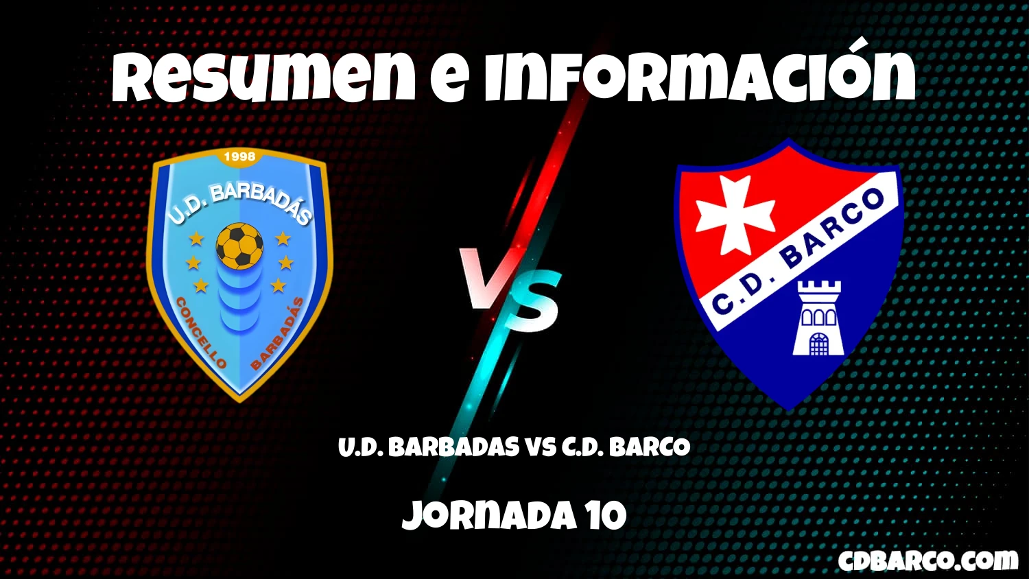 Imagen de caratula de serie U.D. BARBADAS vs C.D. BARCO